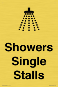 Showers with Single Stalls